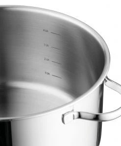 BergHOFF Comfort 10" 18/10 Stainless Steel Covered Stockpot, 7.2 Qt