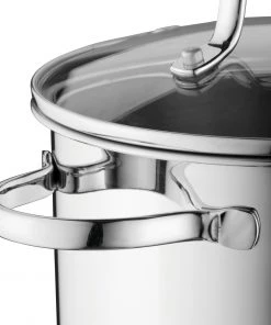 Cookware BergHOFF Comfort 8" Covered Dutch Oven 18/10 Stainless Steel, 3.3 Qt 7 Cookware BergHOFF Comfort 8