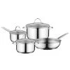 BergHOFF Essentials Comfort 7pc 18/10 Stainless Steel Cookware Set