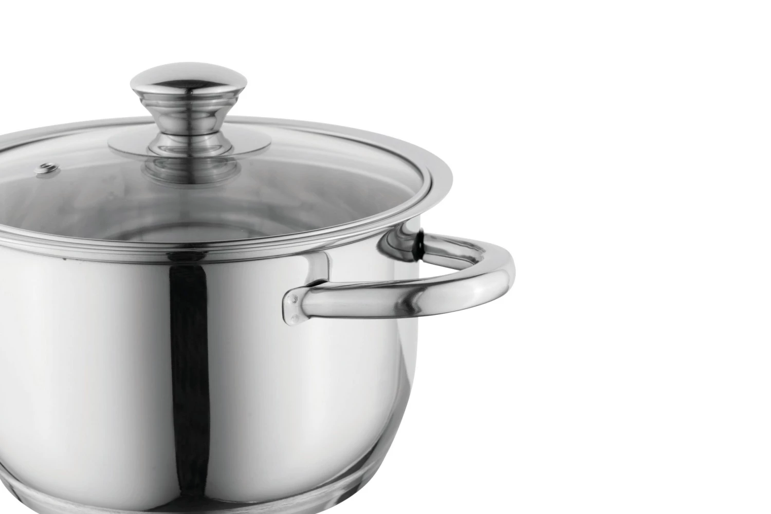 BergHOFF Essentials Gourmet 6Pc 18/10 Stainless Steel Cookware Set, Stainless Steel Handles 4 BergHOFF Essentials Gourmet 6Pc 18/10 Stainless Steel Cookware Set, Stainless Steel Handles