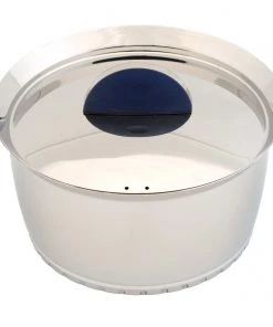 BergHOFF Stacca 6.25" Stainless Steel Covered Casserole, Blue