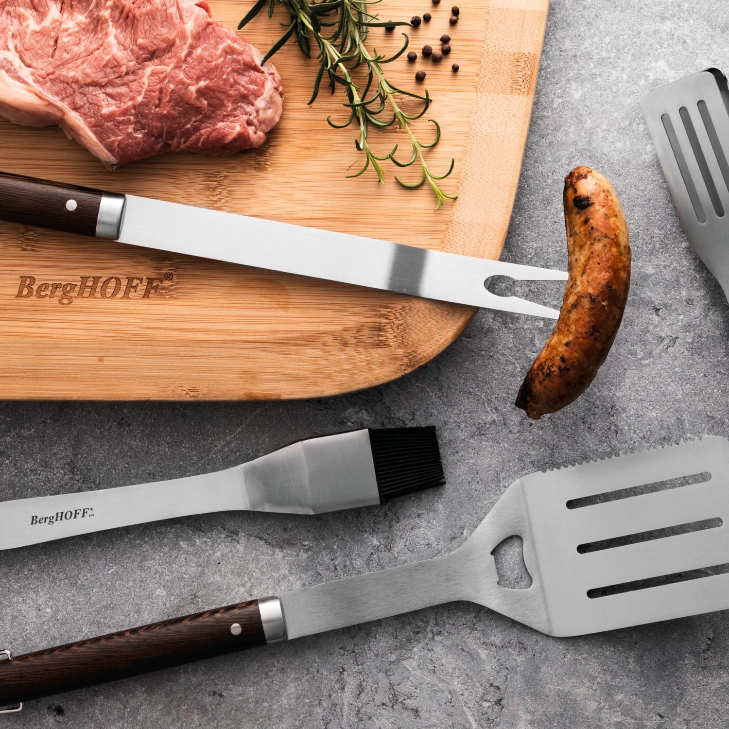 BergHOFF Essentials 16.5" Brush With Wood Handle 4 BergHOFF Essentials 16.5" Brush With Wood Handle