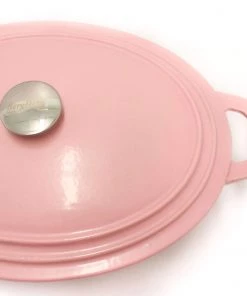 Cookware BergHOFF Neo Cast Iron 8 Qt Oval Covered Dutch Oven, Pink 12 Cookware BergHOFF Neo Cast Iron 8 Qt Oval Covered Dutch Oven, Pink
