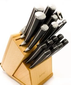 BergHOFF Smart Knife 20 Pieces Forged Cutlery Set/ Swivel Base, Cut Brd & Herb Cutter/Block