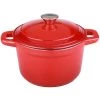 BergHOFF Neo 3Qt Cast Iron Round Covered Dutch Oven, Red
