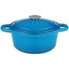 Cookware BergHOFF Neo 3Qt Cast Iron Covered Dutch Oven, Blue 1 Cookware BergHOFF Neo 3Qt Cast Iron Covered Dutch Oven, Blue