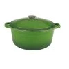 Cookware BergHOFF Neo 5 Qt Cast Iron Oval Covered Dutch Oven, Green 2 Cookware BergHOFF Neo 5 Qt Cast Iron Oval Covered Dutch Oven, Green