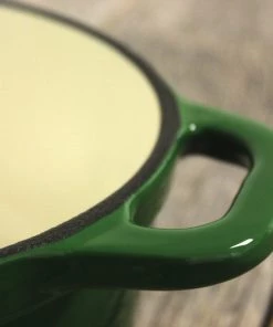 Cookware BergHOFF Neo 5 Qt Cast Iron Oval Covered Dutch Oven, Green 7 Cookware BergHOFF Neo 5 Qt Cast Iron Oval Covered Dutch Oven, Green