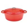 BergHOFF Neo 8Qt Cast Iron Oval Covered Dutch Oven, Orange