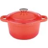 BergHOFF Neo 7Qt Cast Iron Round Covered Dutch Oven, Orange