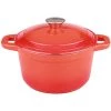 BergHOFF Neo 3Qt Cast Iron Round Covered Dutch Oven, Orange 1 BergHOFF Neo 3Qt Cast Iron Round Covered Dutch Oven, Orange