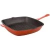Cookware BergHOFF Neo 11" Cast Iron Square Grill Pan, Orange