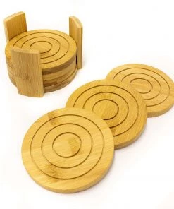 BergHOFF Bamboo 7 Pieces Coaster Set Tabletop & Bar
