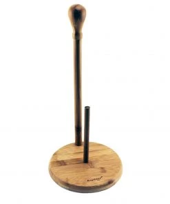 Chef Tools BergHOFF Bamboo Kitchen Set 4pc (Cook Book Holder, Garlic Bowl, Paper Towel Holder, & Rolling Pin)