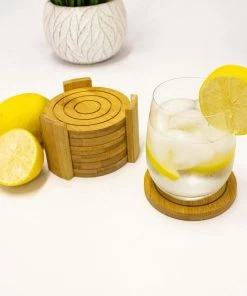 Tabletop & Bar BergHOFF Bamboo 8Pc Bar Set, 7Pc Coaster Set & 12