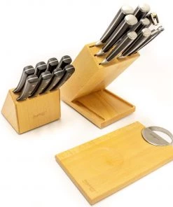 BergHOFF Forged 21Pc Stainless Steel Smart Knife Block With Sharpener 8 BergHOFF Forged 21Pc Stainless Steel Smart Knife Block With Sharpener