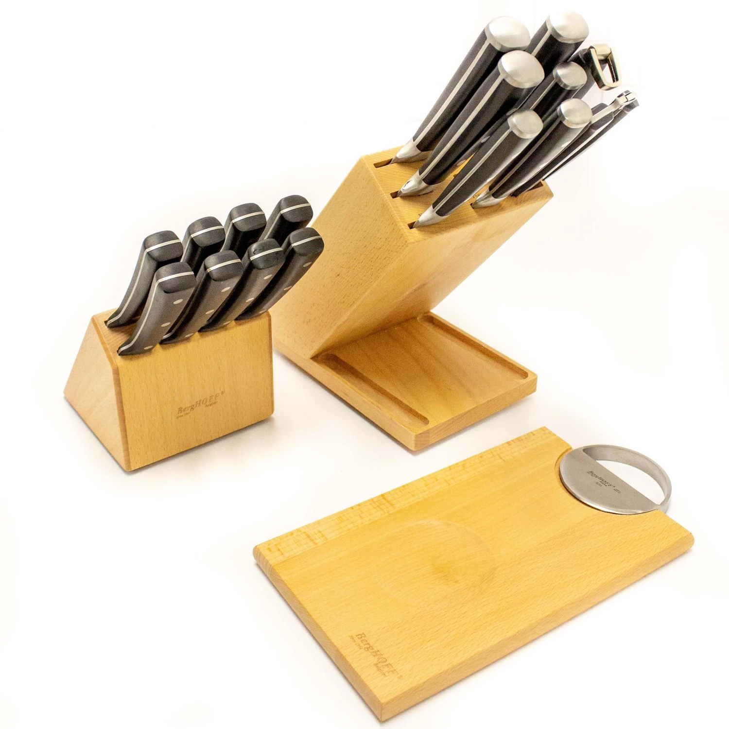 BergHOFF Forged 21Pc Stainless Steel Smart Knife Block With Sharpener 5 BergHOFF Forged 21Pc Stainless Steel Smart Knife Block With Sharpener