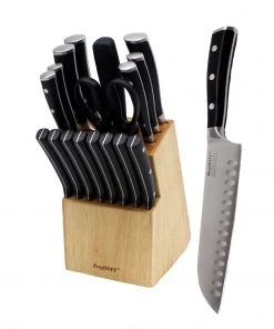 BergHOFF 18Pc Triple Riveted Knife Block Set