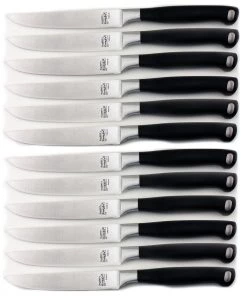BergHOFF Bistro Stainless Steel Steak Knife, Set Of 12