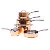 BergHOFF Vintage Collection 10Pc Copper Cookware Set. Polished