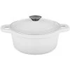 Cookware BergHOFF Neo 3 Qt Cast Iron Round Covered Dutch Oven, White