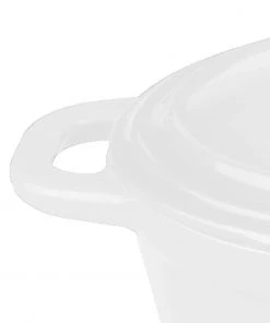 BergHOFF Neo Cast Iron Oval Covered Dutch Oven, 8 Qt, White