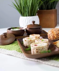 BergHOFF Acacia Wooden Spice Jar Set