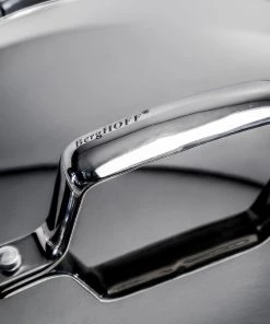 Cookware BergHOFF Professional Stainless Steel 10/18 Tri-Ply 4Qt Stock Pot With SS Lid, 8