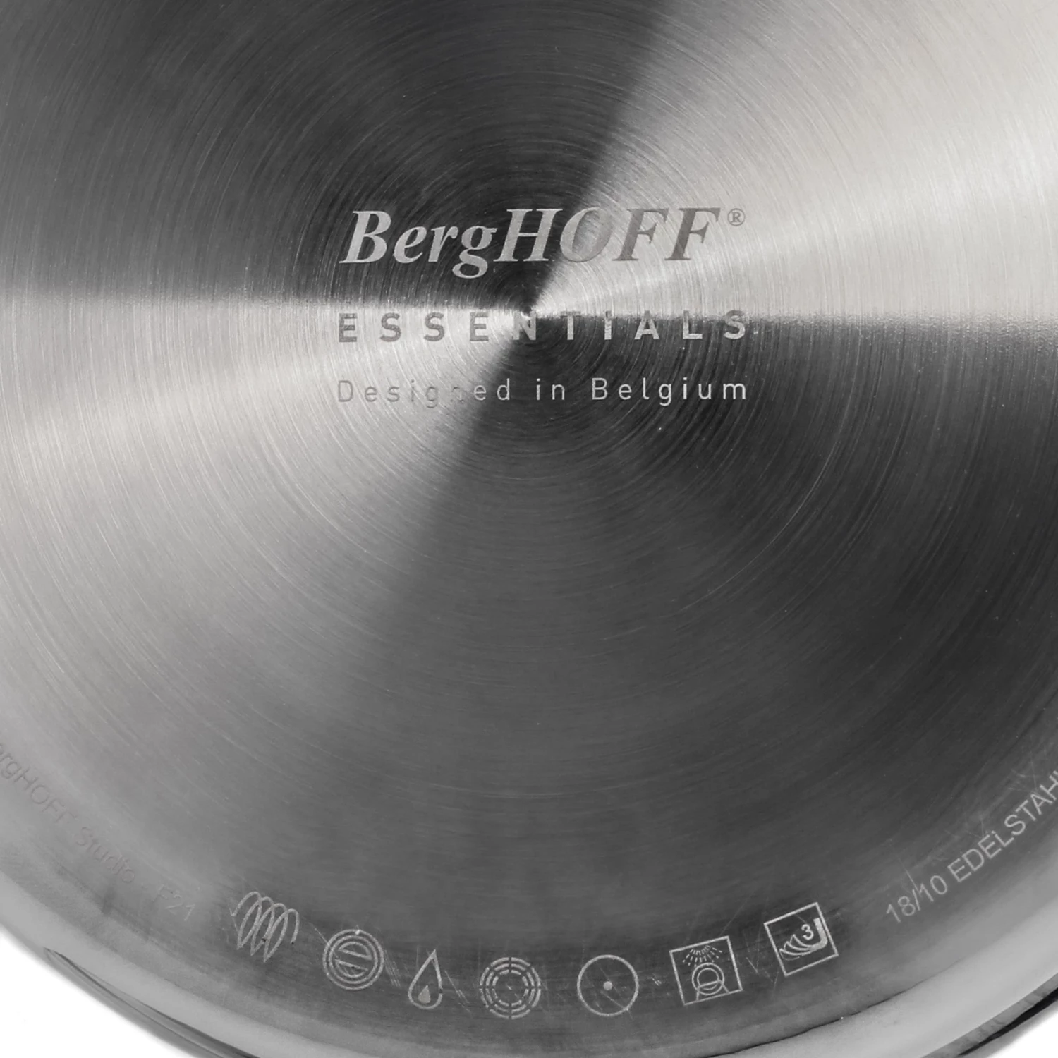 BergHOFF Professional Stainless Steel 10/18 Tri-Ply 5.2 Qt Saute Pan And SS Lid, 11" 9 BergHOFF Professional Stainless Steel 10/18 Tri-Ply 5.2 Qt Saute Pan And SS Lid, 11"