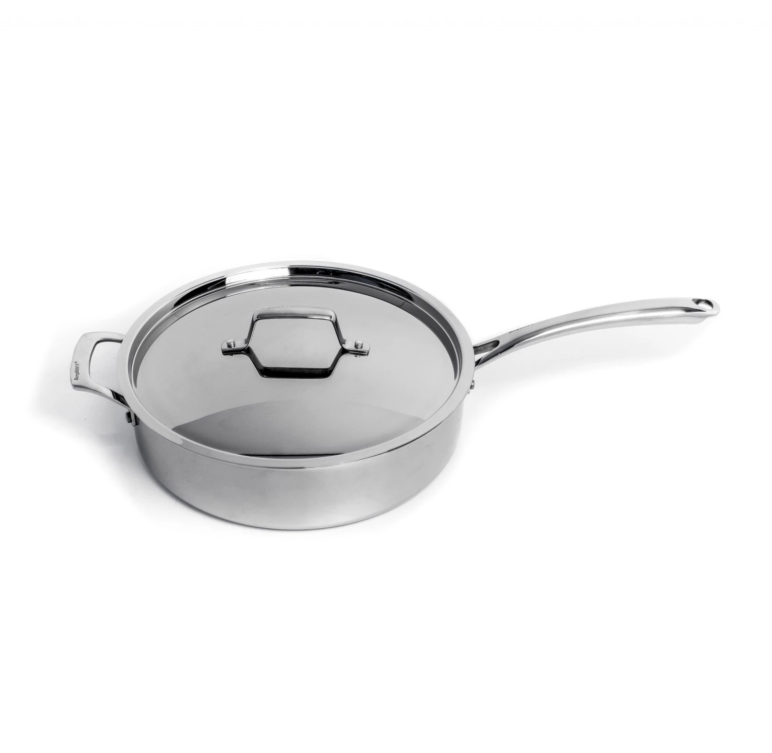 BergHOFF Professional Stainless Steel 10/18 Tri-Ply 5.2 Qt Saute Pan And SS Lid, 11" 3 BergHOFF Professional Stainless Steel 10/18 Tri-Ply 5.2 Qt Saute Pan And SS Lid, 11"