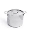 BergHOFF Professional Stainless Steel 10/18 Tri-Ply 8 Qt Stock Pot With SS Lid, 9.5" Cookware