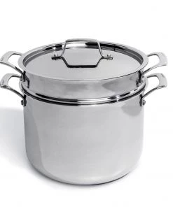 BergHOFF Professional Stainless Steel 10/18 Tri-Ply Pasta Steamer Strainer Insert , 9.5