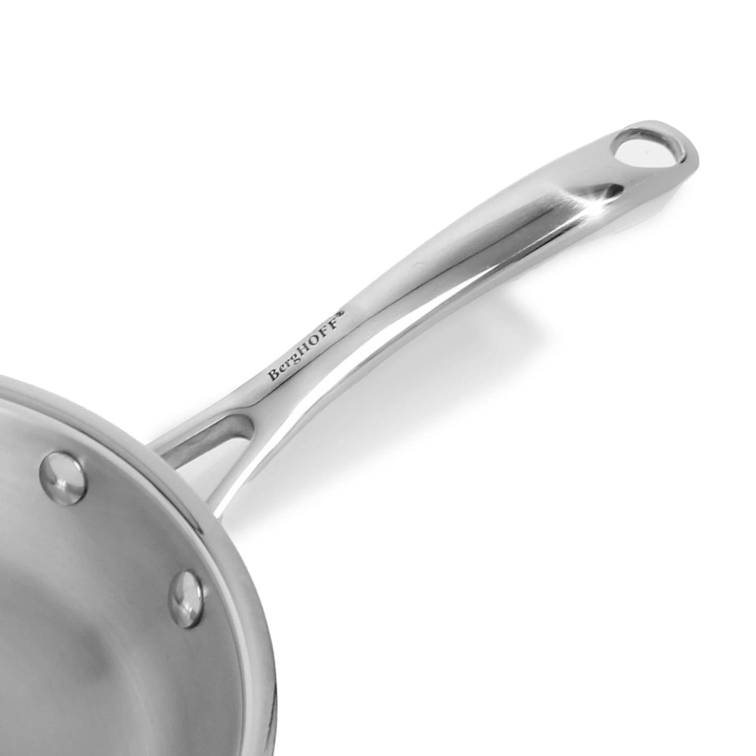 BergHOFF Professional Stainless Steel 10/18 Tri-Ply 10'' Frying Pan Cookware 9 BergHOFF Professional Stainless Steel 10/18 Tri-Ply 10'' Frying Pan Cookware