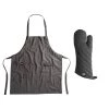 BergHOFF 2Pc BBQ Linens Set, Apron & BBQ Glove 1 BergHOFF 2Pc BBQ Linens Set, Apron & BBQ Glove