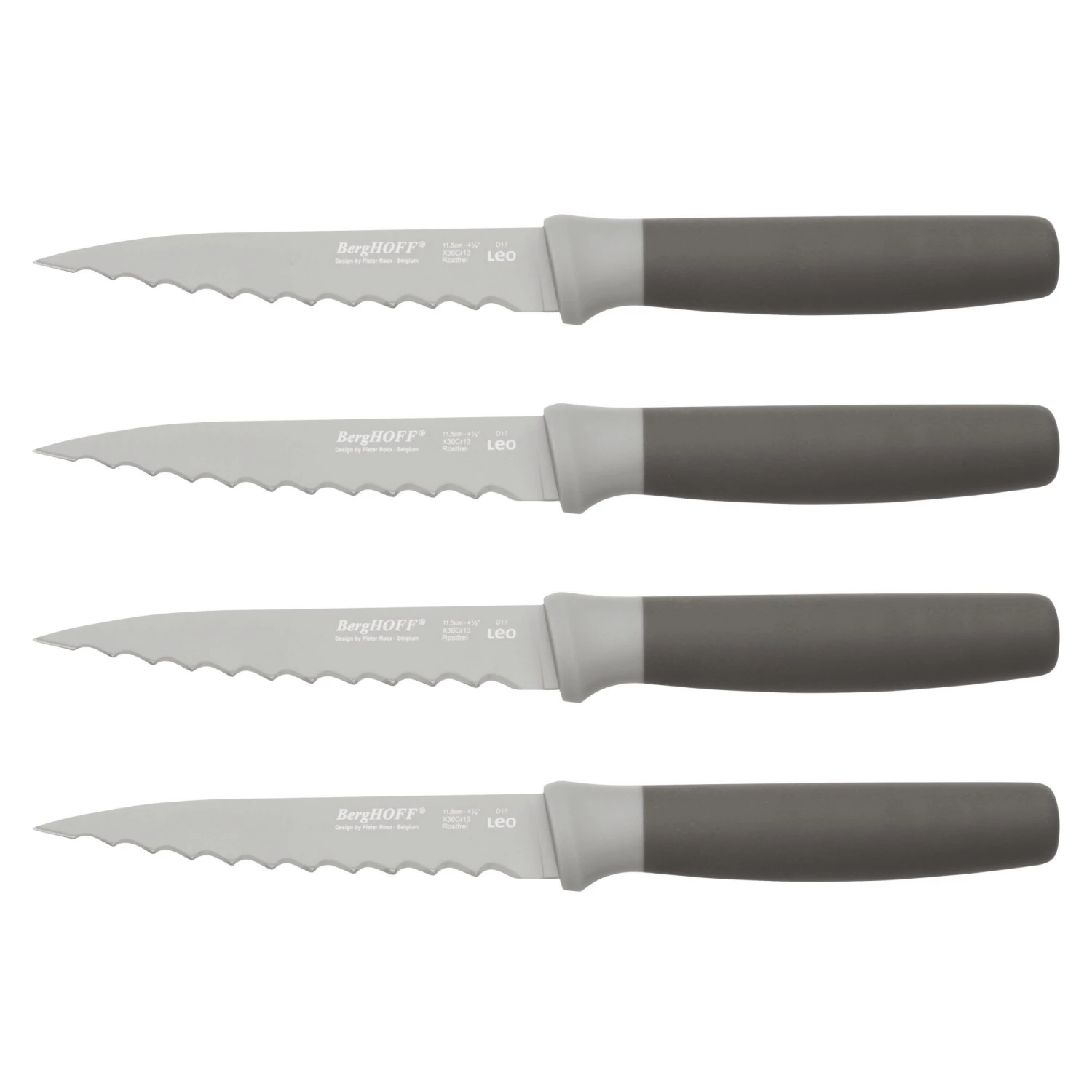 Cutlery BergHOFF Leo 12Pc Nonstick Steak Knives, 4.5" 4 Cutlery BergHOFF Leo 12Pc Nonstick Steak Knives, 4.5"