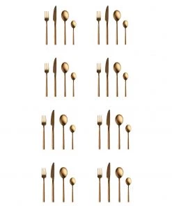 Tabletop & Bar BergHOFF Gem 32pc Flatware Set, Gold Plated