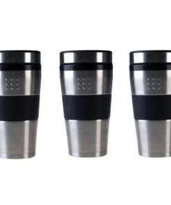 Coffee & Tea BergHOFF Orion Set Of 3 SS Travel Mug, 16oz