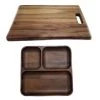 BergHOFF Acacia Wood 2Pc Cutting Board & Tray Set 1 BergHOFF Acacia Wood 2Pc Cutting Board & Tray Set