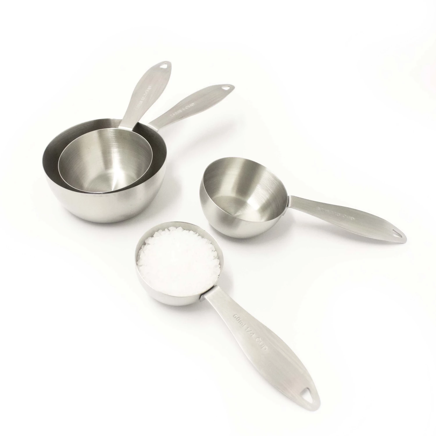 Chef Tools BergHOFF 4Pc Stainless Steel Measuring Cup Set 5 Chef Tools BergHOFF 4Pc Stainless Steel Measuring Cup Set