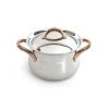Cookware BergHOFF Ouro Gold 18/10 Stainless Steel Dutch Oven 8" With Stainless Steel Lid, 4.8 Qt