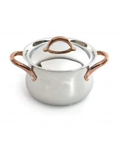 BergHOFF Ouro Gold 11Pc 18/10 Stainless Steel Cookware Set With Stainless Steel Lids 14 BergHOFF Ouro Gold 11Pc 18/10 Stainless Steel Cookware Set With Stainless Steel Lids