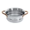 Cookware BergHOFF Ouro Gold 18/10 Stainless Steel Steamer Suitable For 20cm & 24cm Pots With Two Side Handles