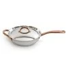 BergHOFF Ouro Gold 18/10 Stainless Steel 9.5" Deep Skillet With Two Side Handles & Stainless Steel Lid, 3.1 Qt Cookware