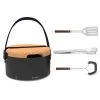 BergHOFF Tabletop BBQ With Tools, Black