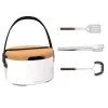 Outdoor BergHOFF Tabletop BBQ With Tools, White
