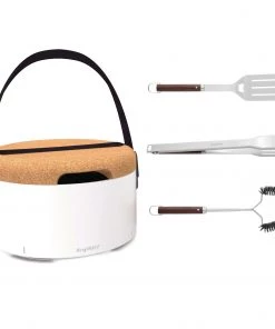 Outdoor BergHOFF Tabletop BBQ With Tools, White