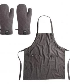 BergHOFF Gem 3Pc Kitchen Set, Oven Gloves And Apron Chef Tools