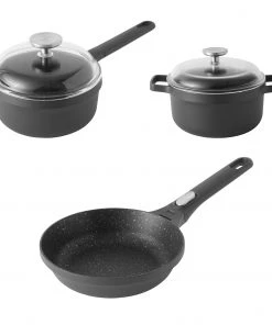 BergHOFF GEM 5Pc Cast Aluminum Nonstick Starter Cookware Set