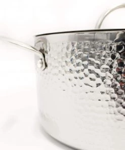 BergHOFF Vintage Tri-Ply 18/10 Stainless Steeel 10Pc Cookware Set, Hammered