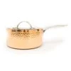 BergHOFF Copper Tri-Ply 3 Qt. Covered Saucepan, Hammered Cookware